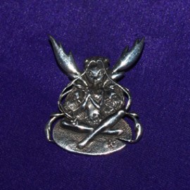 Waterlily Silver Pendant